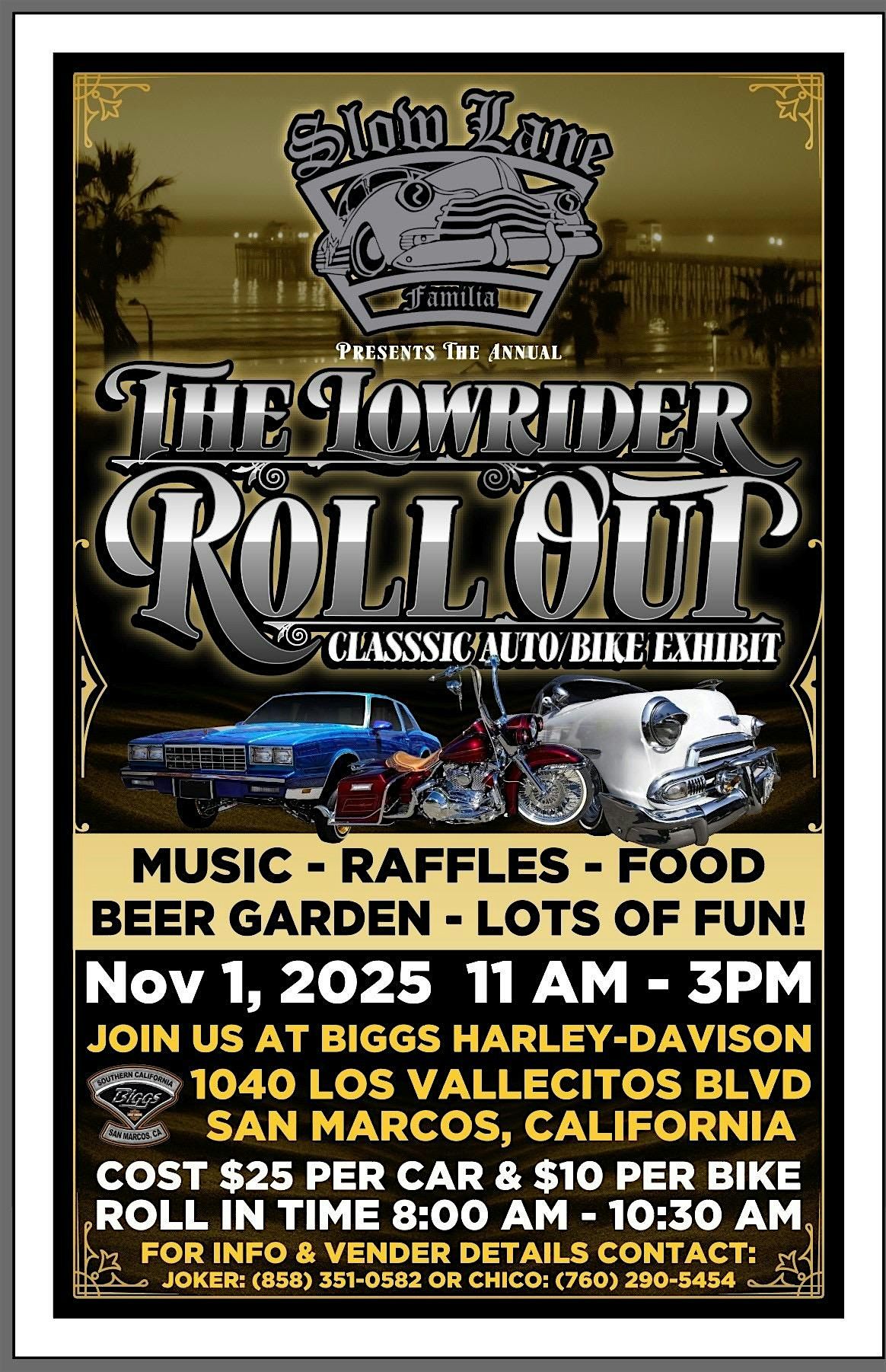The Annual LowRider Roll Out Classic Auto and Bike Exhibit