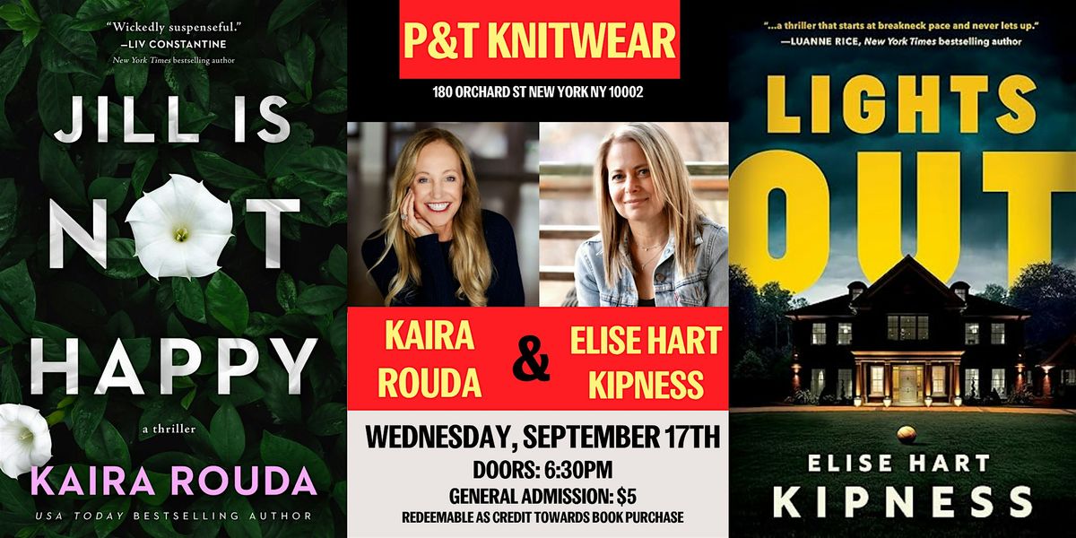 Book Talk: Kaira Rouda & Elise Hart Kipness
