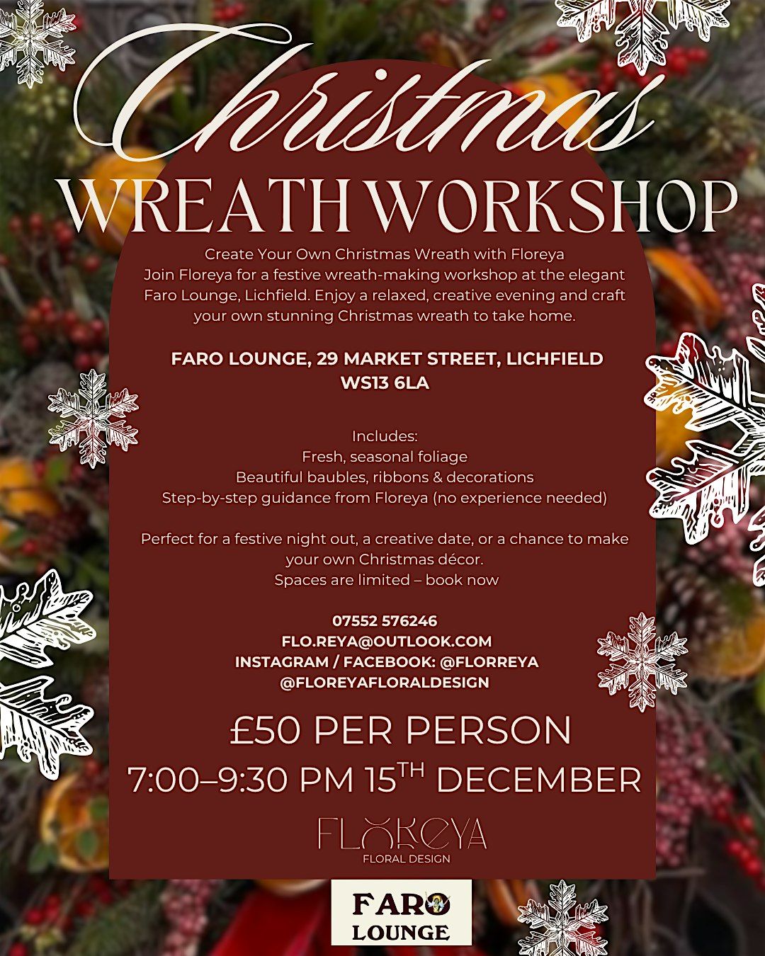 Christmas Wreath Making Class