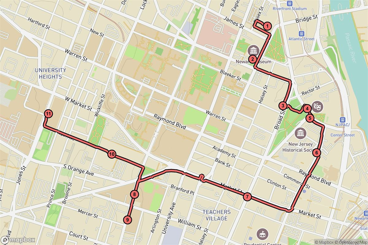 Newark Audio Tour: Echoes of Arts, Culture, and Civic Pride