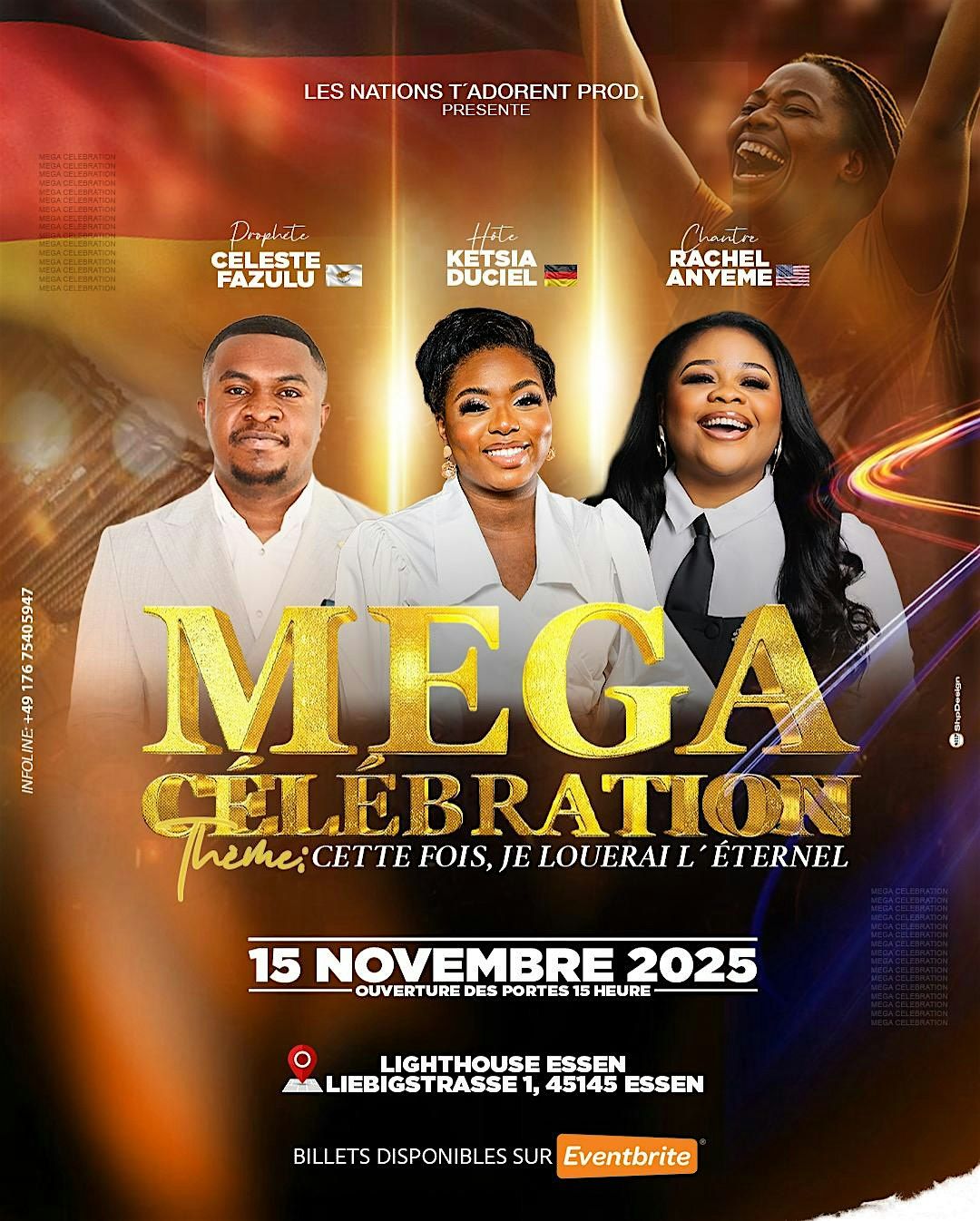 MEGA C\u00c9L\u00c9BRATION - Cette fois, je louerai l'\u00c9ternel !