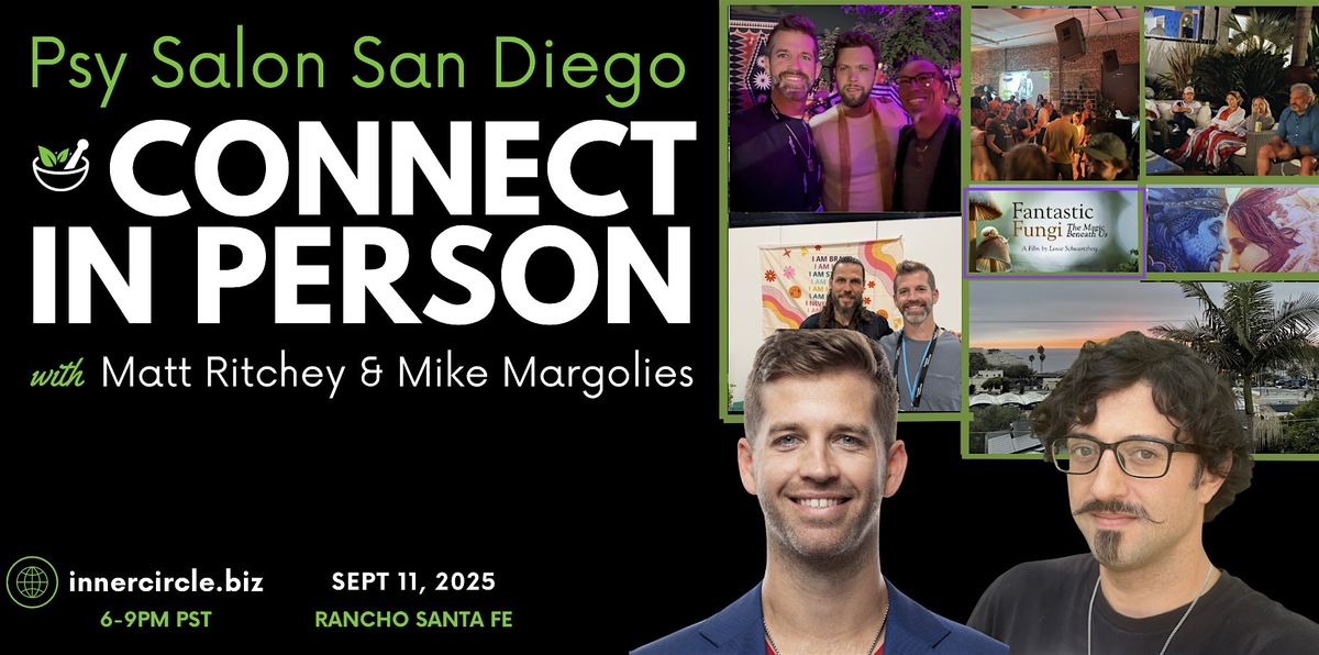 Psy Salon San Diego w\/ Special Guest: Mike Margolies