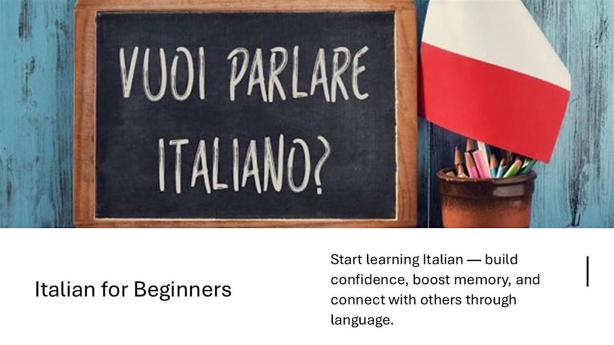 Italian for Beginners  - Bury St Edmunds (Daytime)