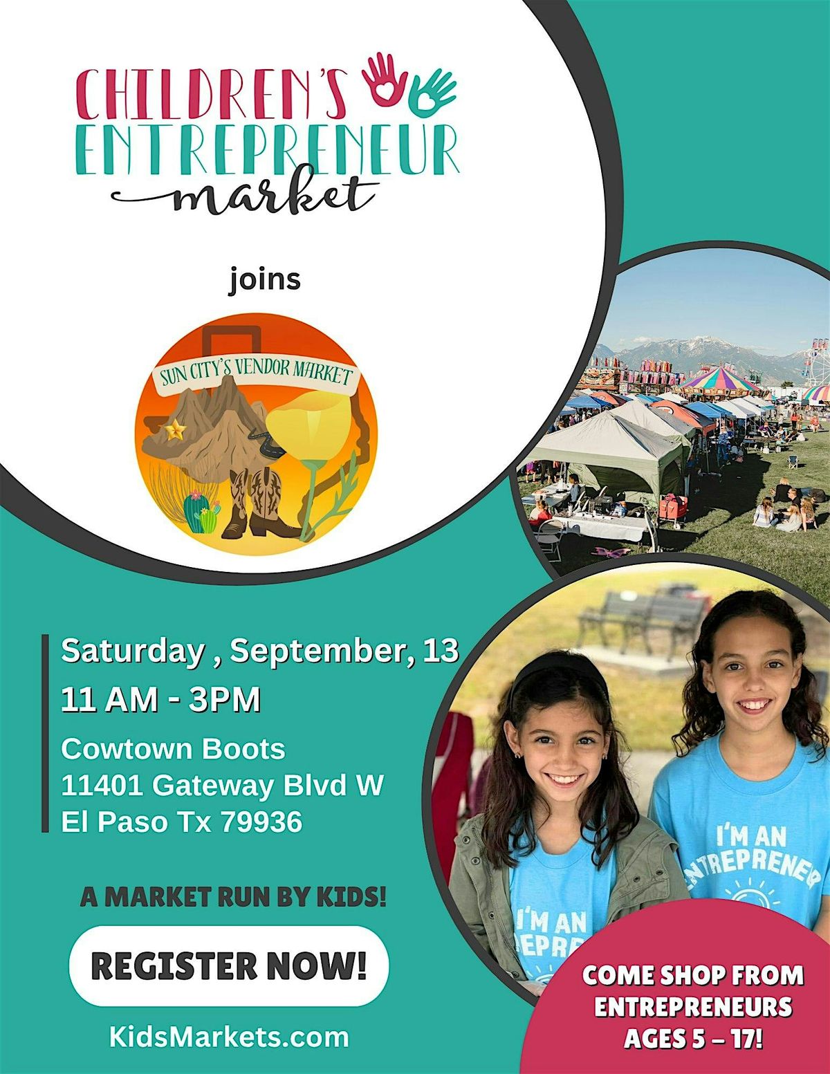 Viva El Mercado! Children's Entrepreneur Market X Sun City's Vendor Market