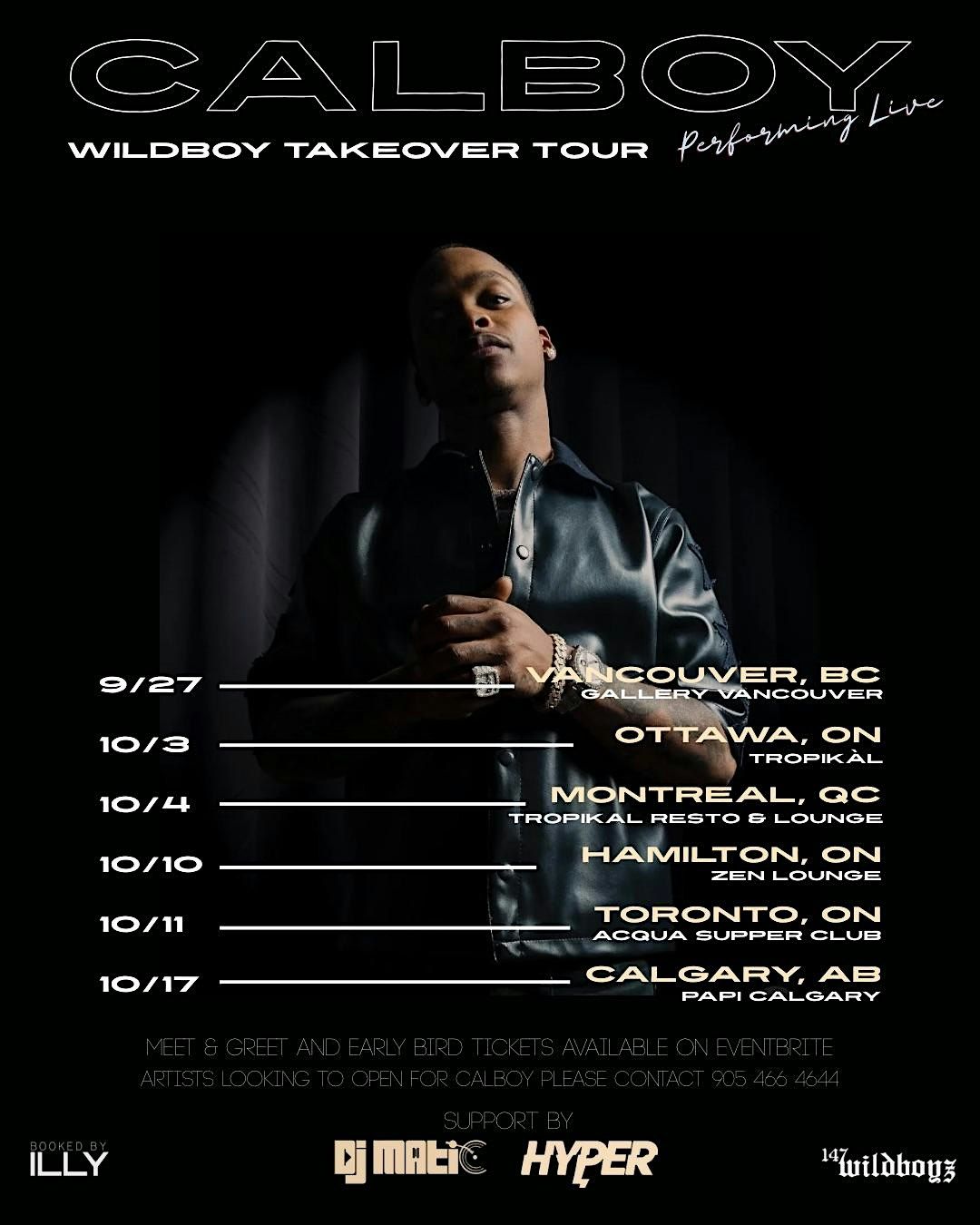 Toronto - Wildboy Takeover Tour, Featuring Calboy