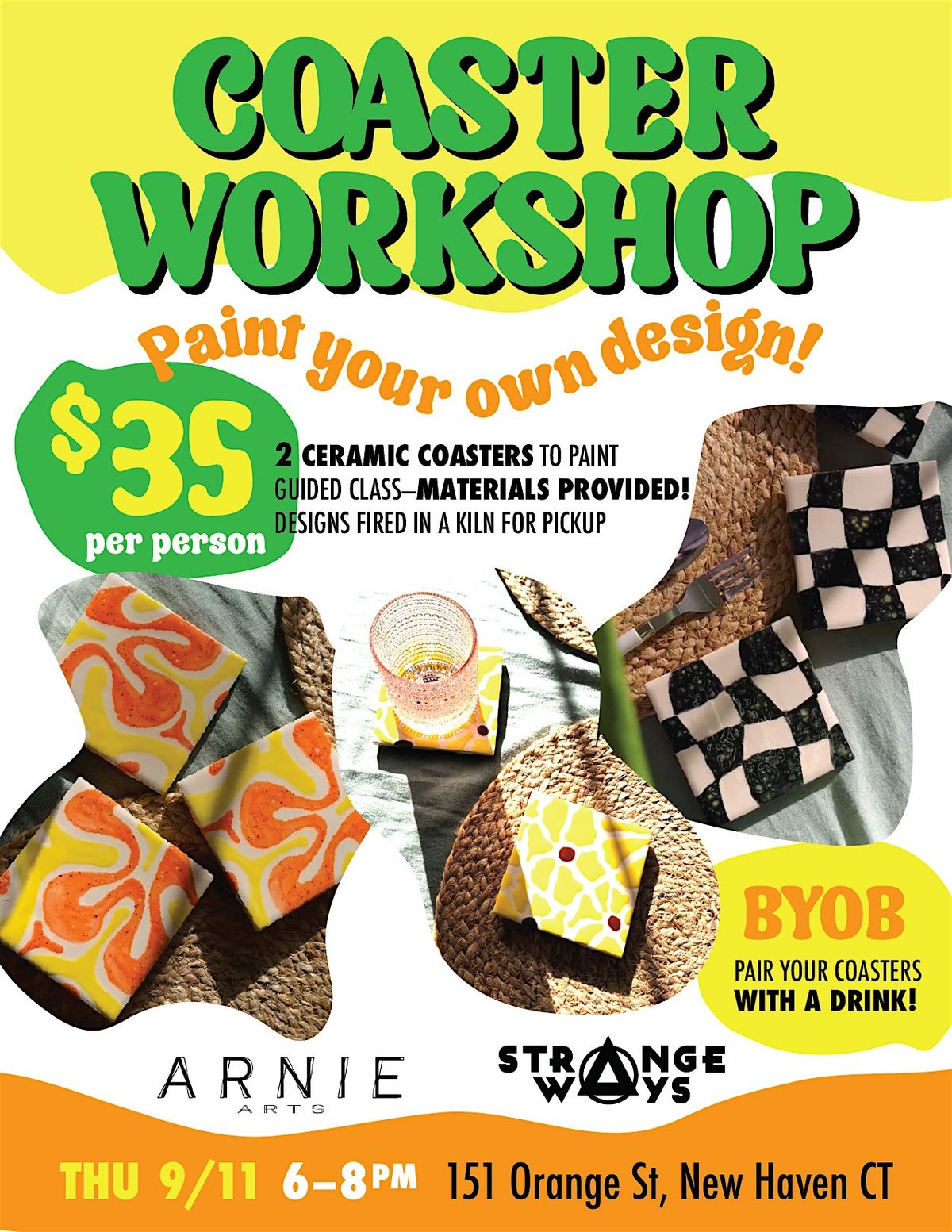 Paint Your Own Coaster Workshop