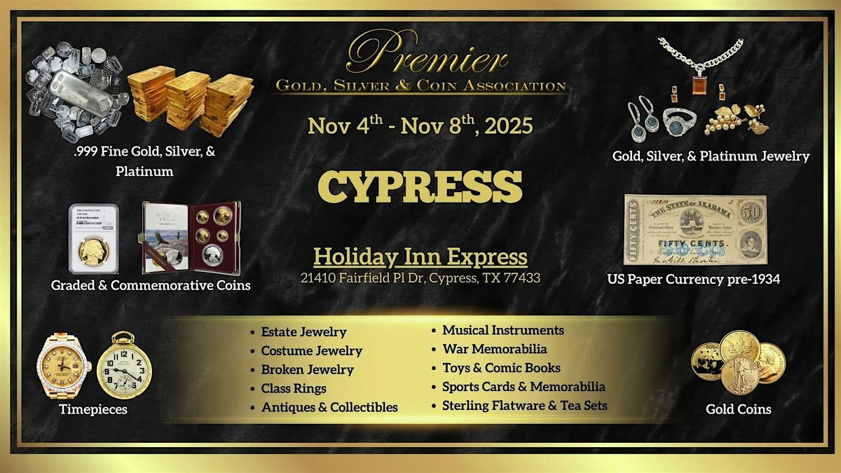 Cypress, TX FREE 5- Day Event