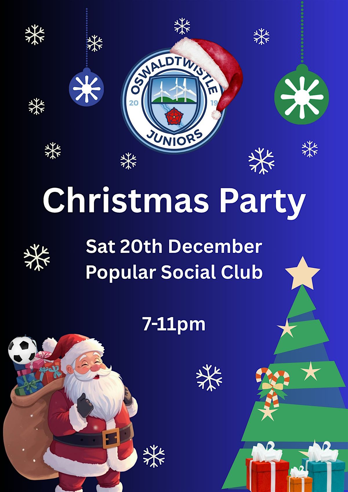 Oswaldtwistle Juniors Christmas Party