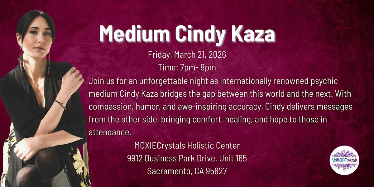 An Evening with Cindy Kaza
