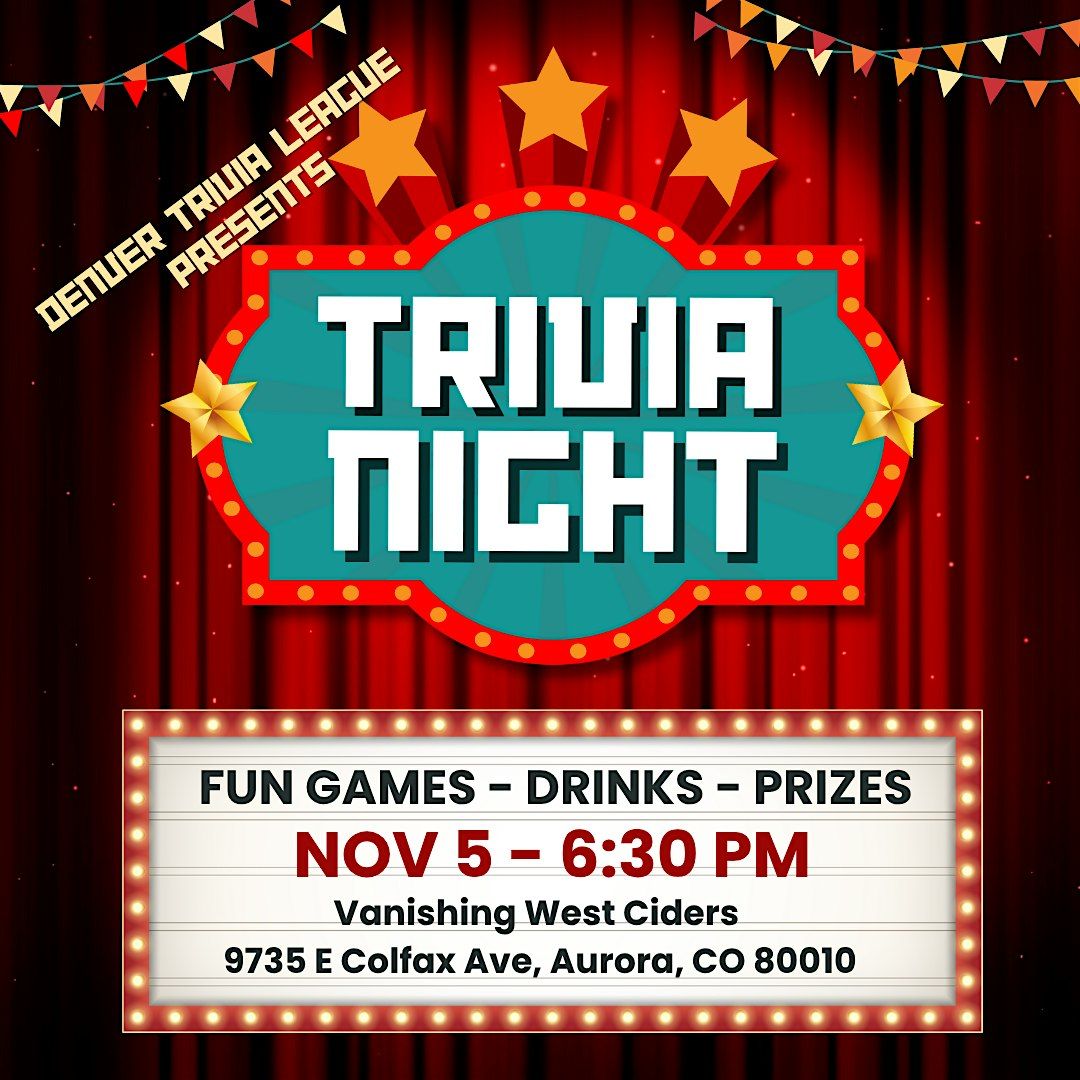 Trivia Night with Denver Trivia League