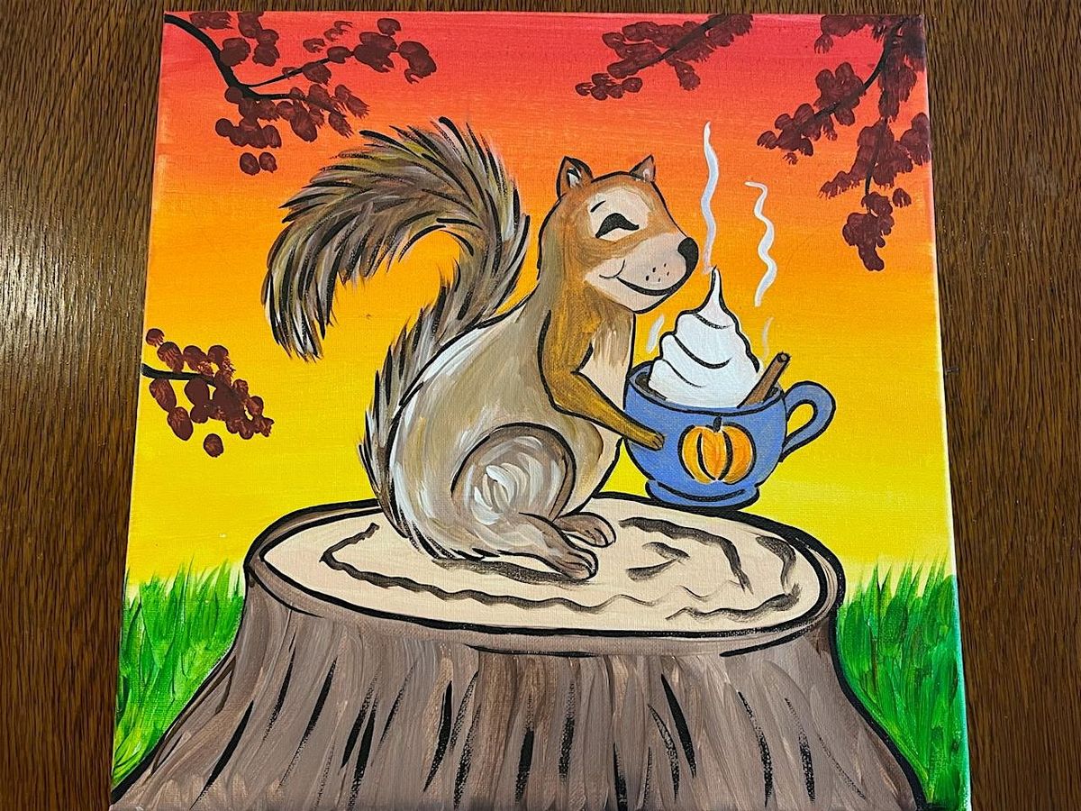 Fall Squirrel Canvas Workshop
