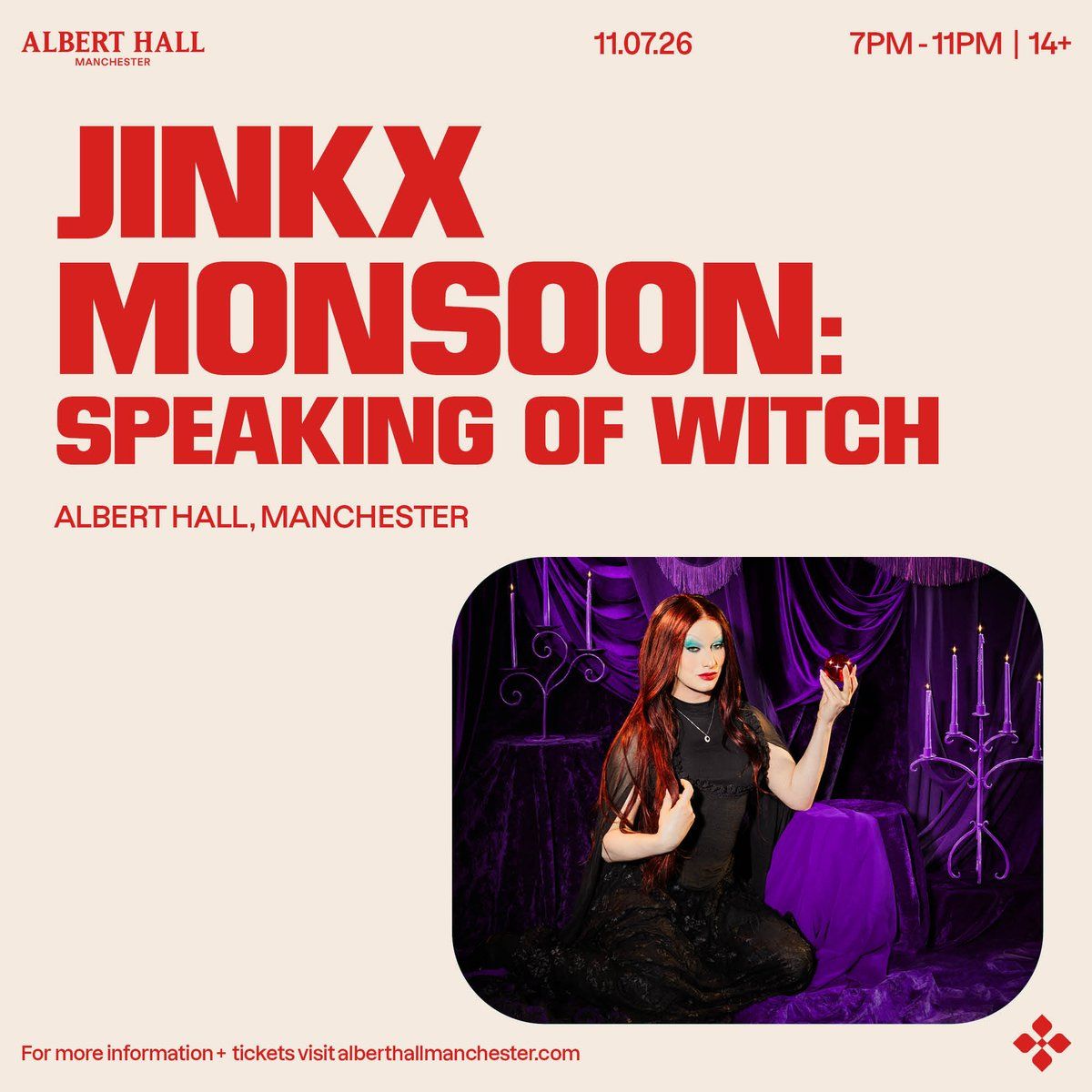 Jinkx Monsoon - Speaking of Witch at Barbican Centre - York