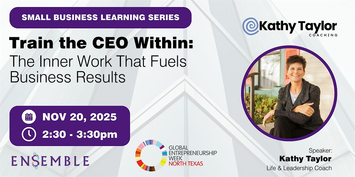 Train the CEO Within: The Inner Work That Fuels Business Results