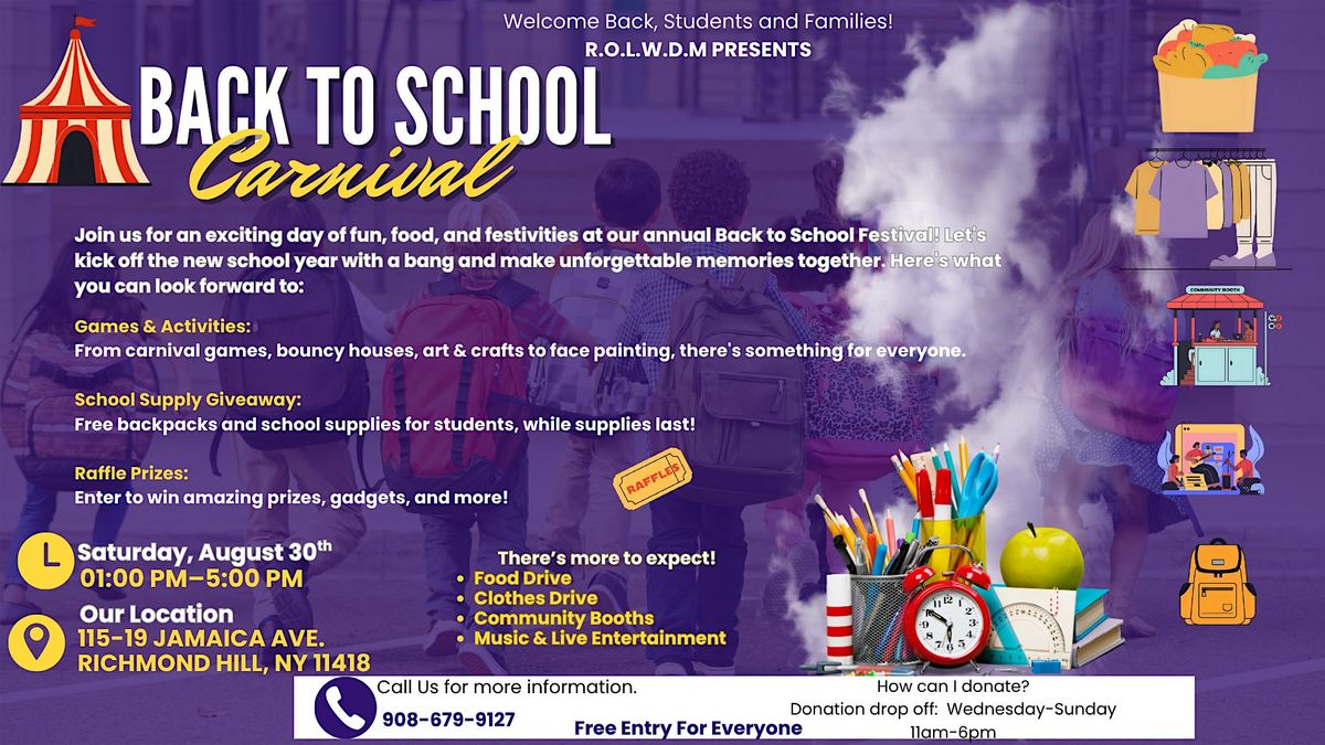 Back To School Carnival