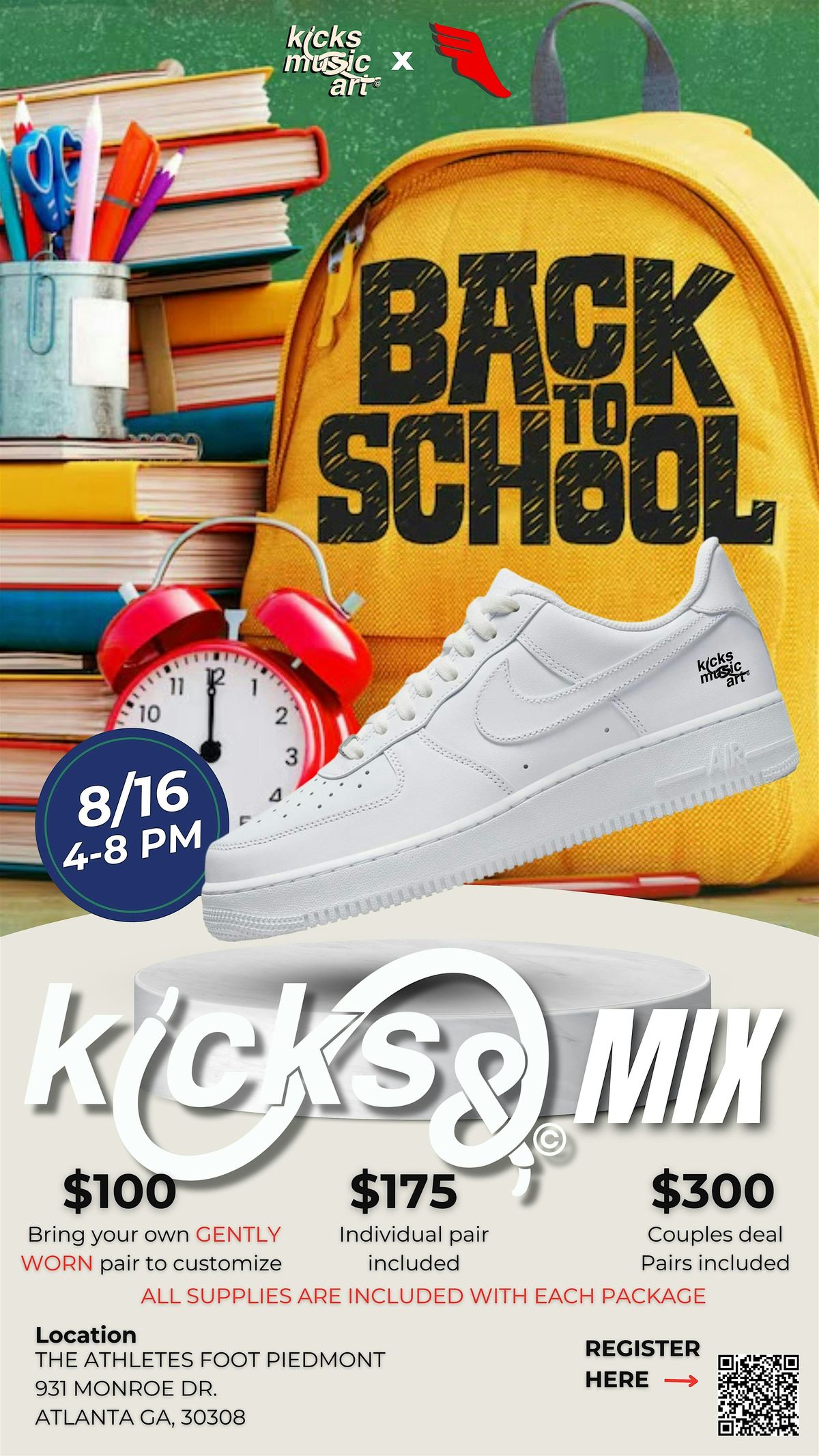 Kicks & Mix Custom Sneaker Class