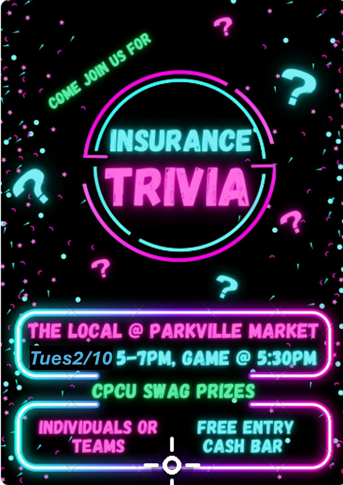 Connecticut CPCU Society: NETWORKING  INSURANCE TRIVIA NIGHT