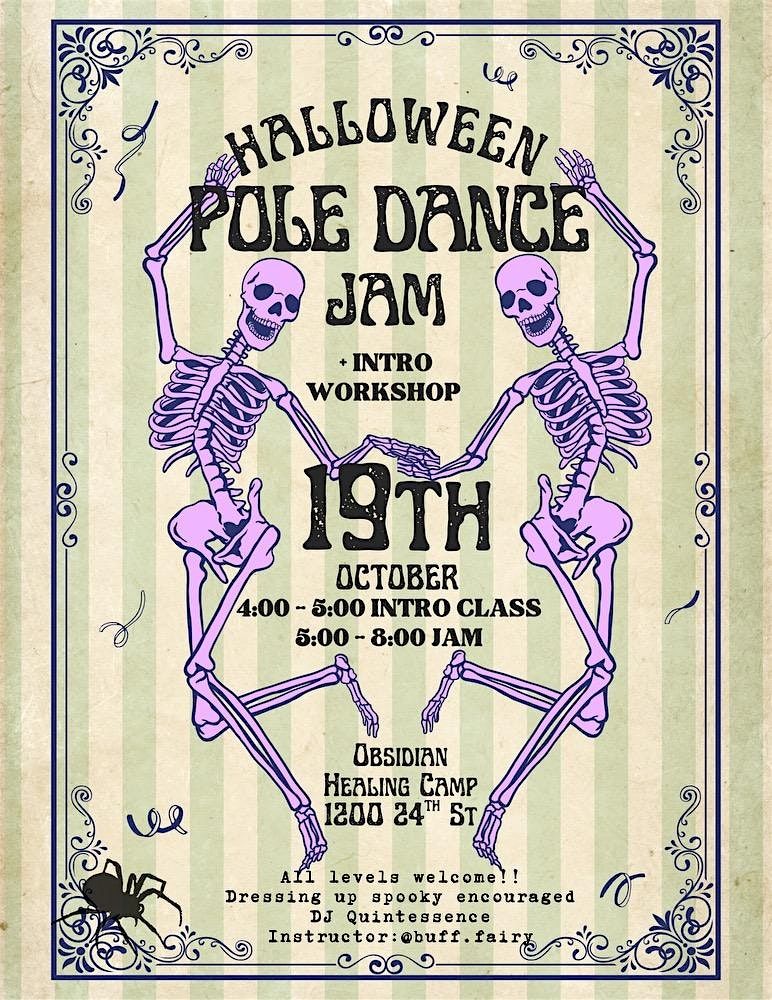 Pole Workshop and Jam at Obsidian Healing Camp