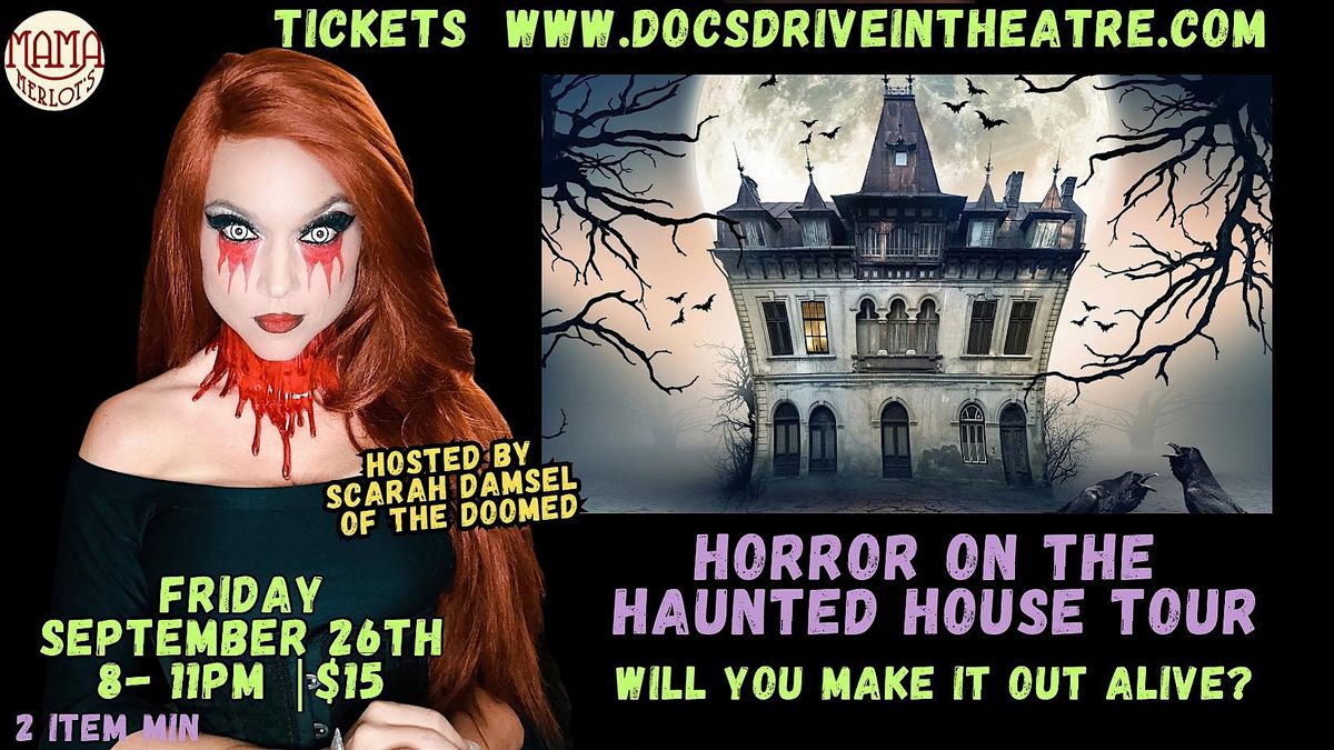 Horror on the Haunted House Tour M**der Mystery Party at the Speakeasy