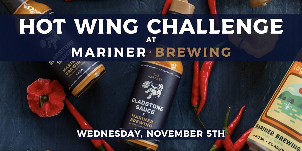Hot Wing Challenge at Mariner Brewing
