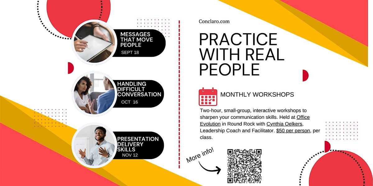 Handling Difficult Conversations. October Communication Skills Workshop