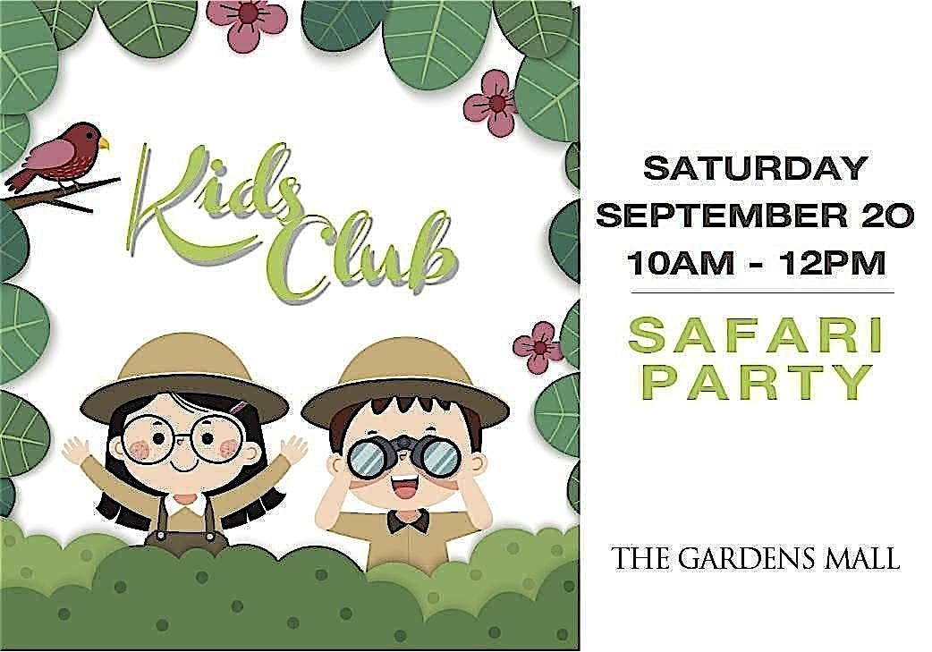 Kids Club Safari Party