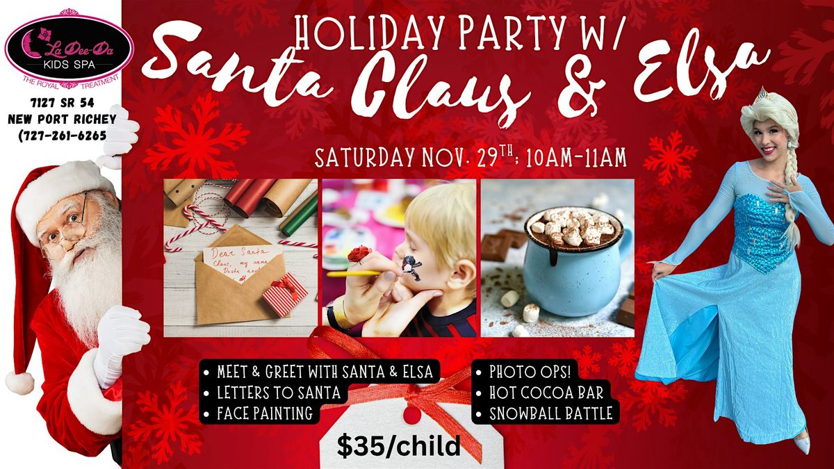 Holiday Party with Santa & Elsa - NPR Location