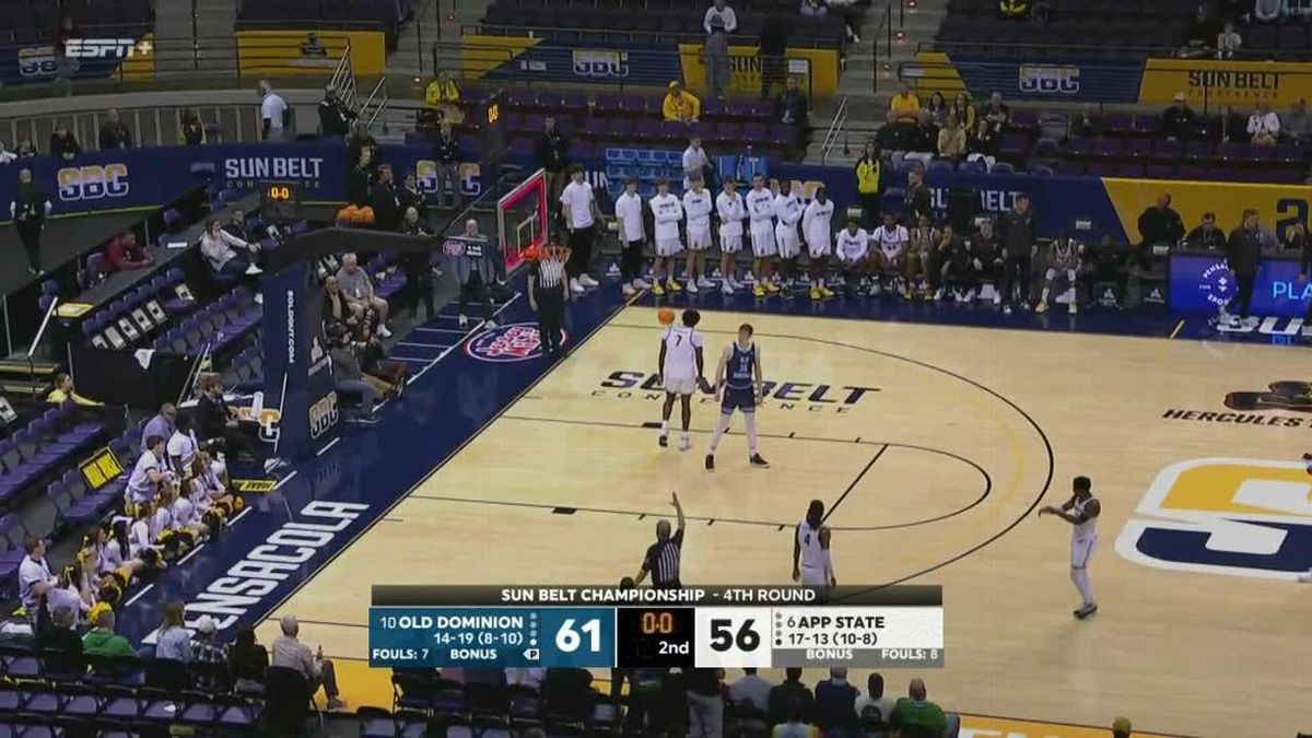 Appalachian State Mountaineers at Old Dominion Monarchs Mens Basketball