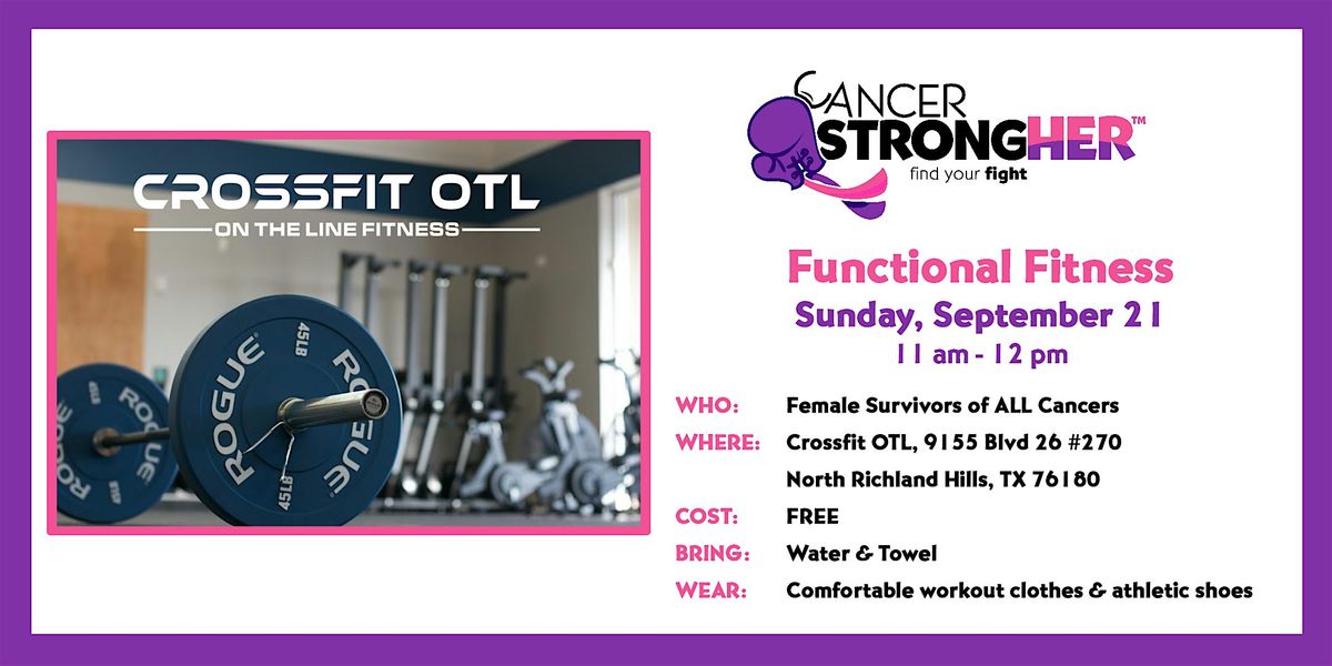 Cancer StrongHER Functional Fitness \u2014 September 21, 2025