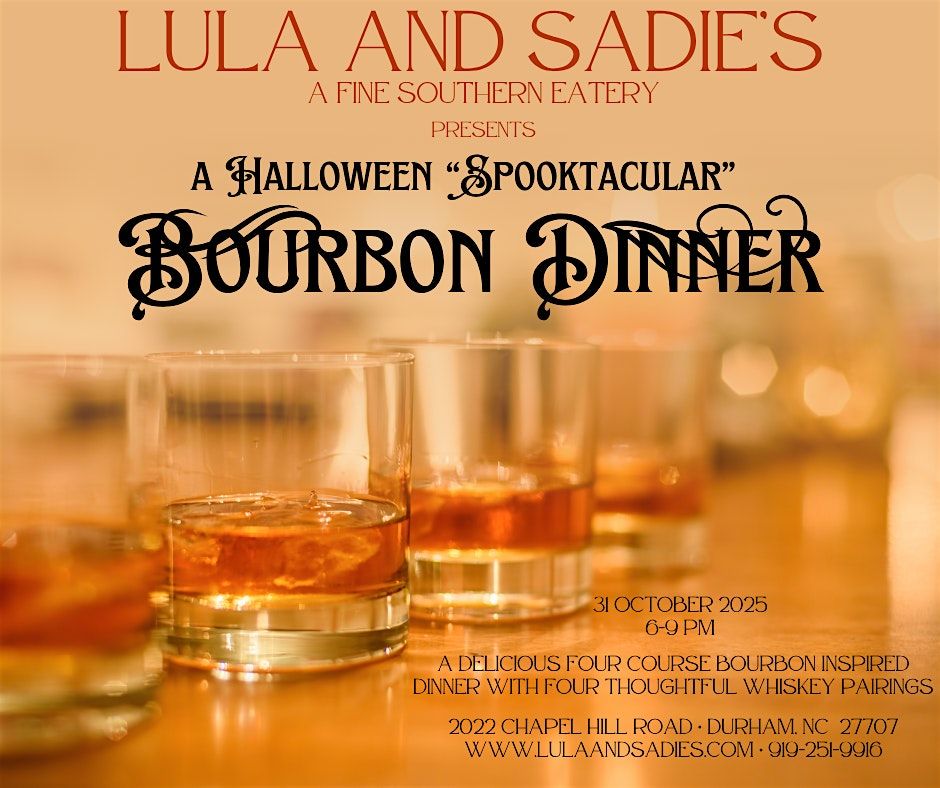 Halloween spooktacular Bourbon dinner