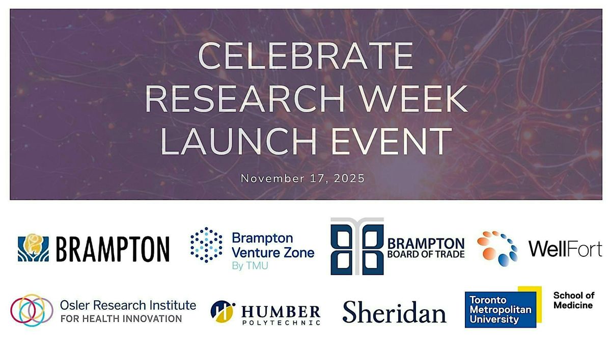 Celebrate Research Week Launch