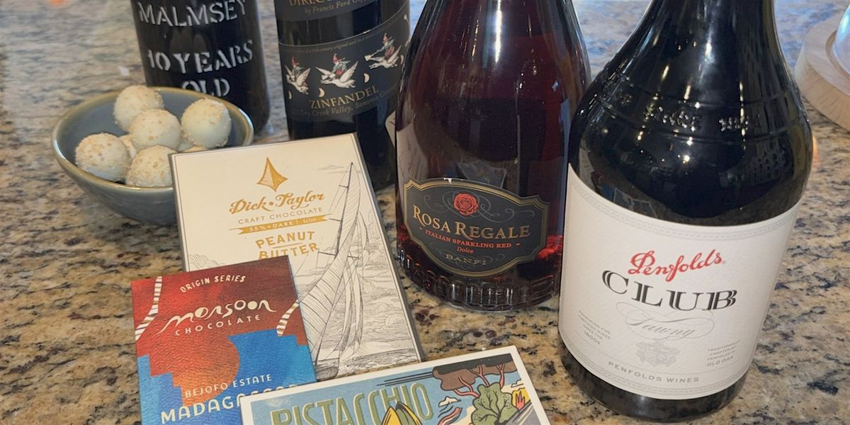 Wine and Chocolate Flight
