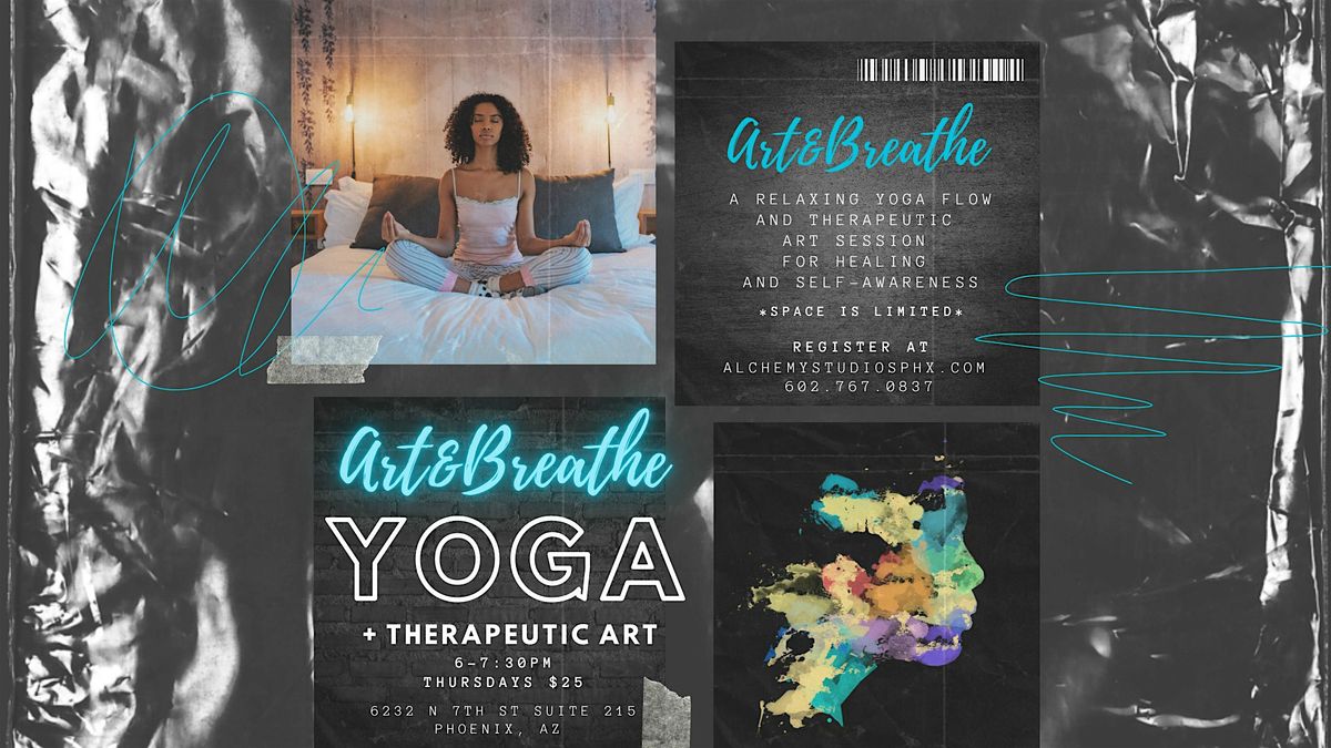 Art & Breathe Yoga + Therapeutic Art Class