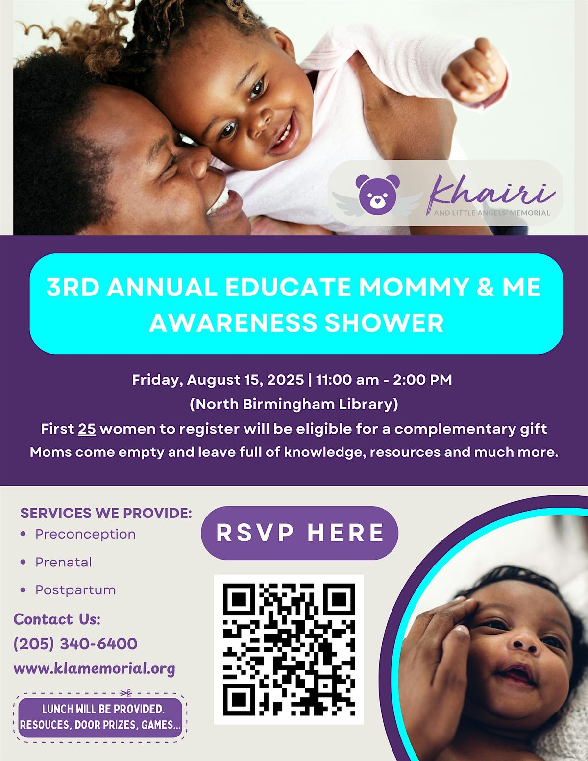 3rd Annual Educate Mommy & Me Awareness Shower