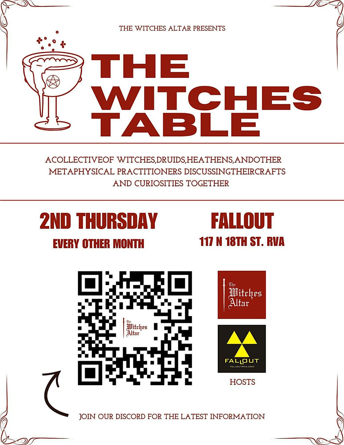 Witches Table RVA