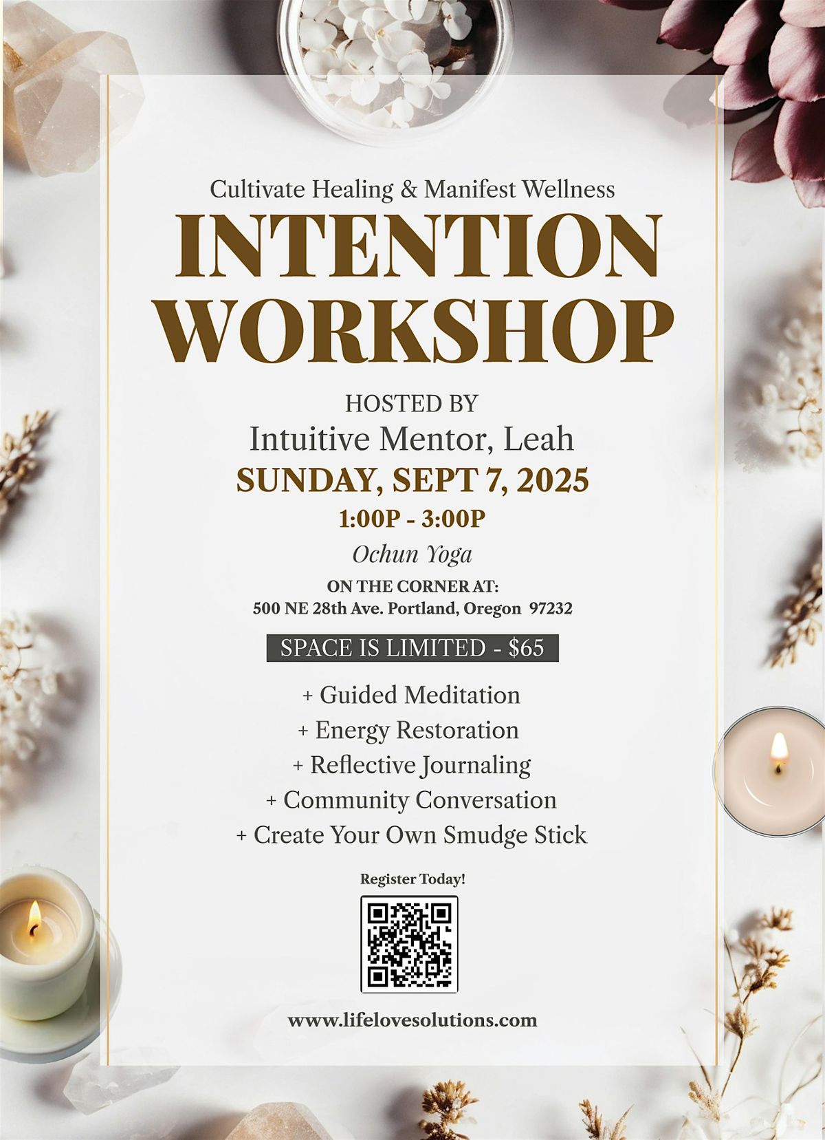 INTENTION WORKSHOP