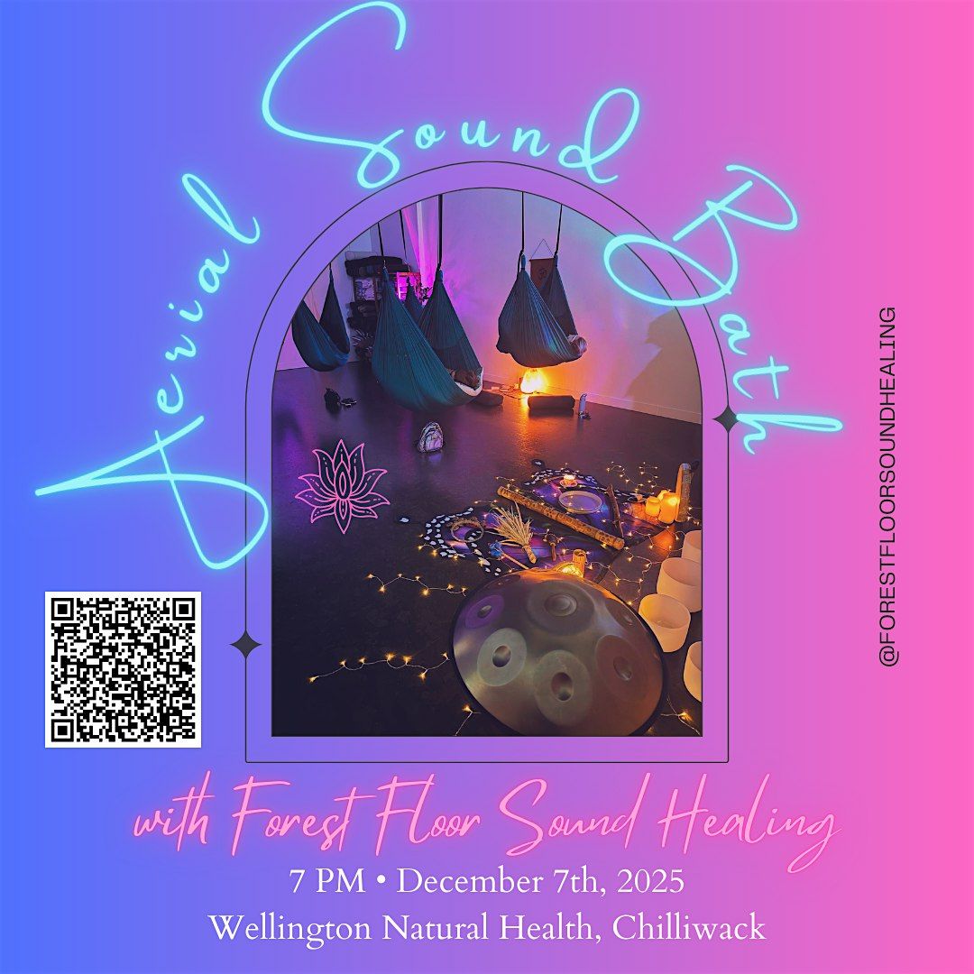 Aerial Sound Bath - Wellington Natural Health, Chilliwack