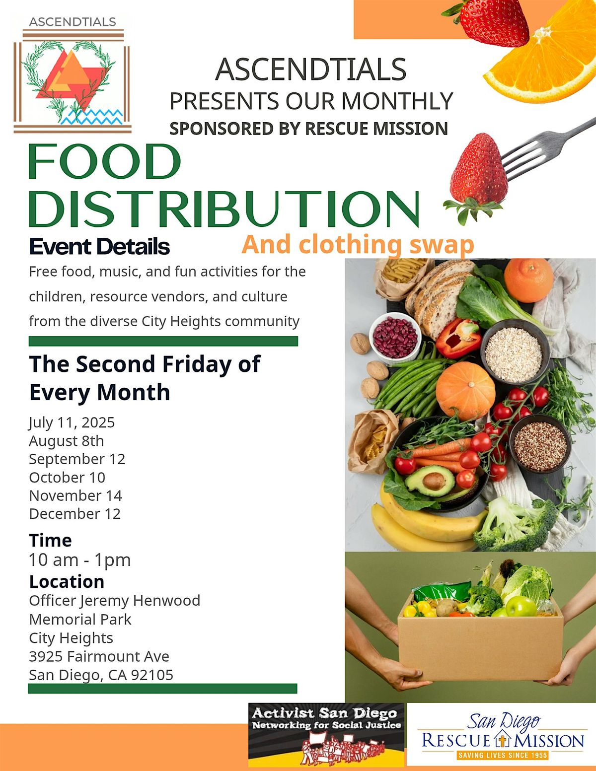 ASCENDTIALS MONTHLY FOOD DISTRIBUTION