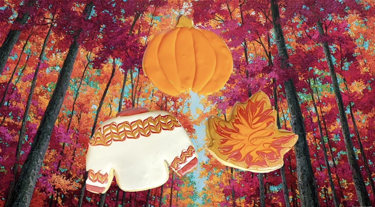 Fall Sugar Cookie Decorating with Royal Icing