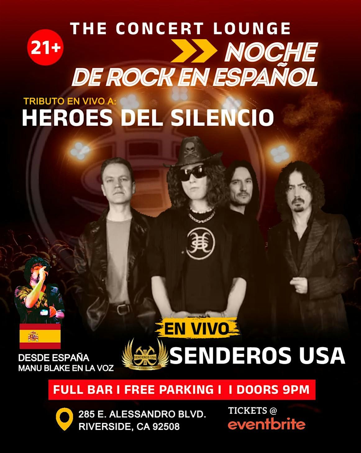 Noche de Rock En Espanol w\/ Tribute to Heroes Del Silencio -