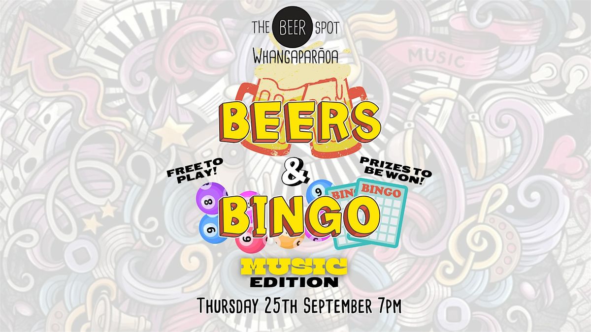 Beers & Bingo - Music Edition!