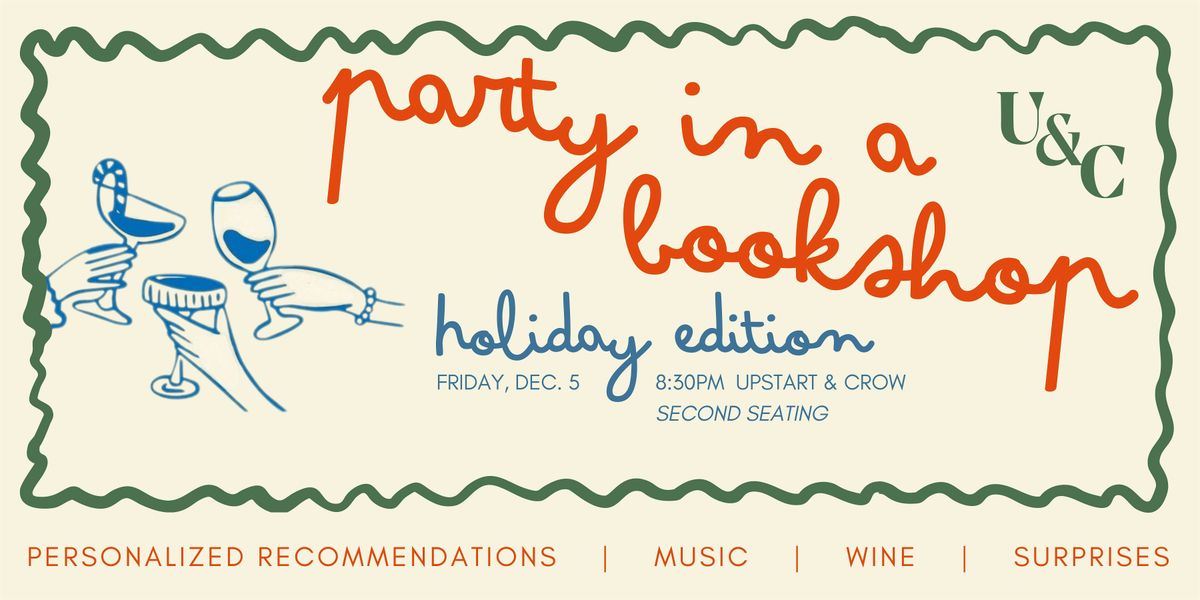 A Holiday Party in a Bookshop! Second Seating