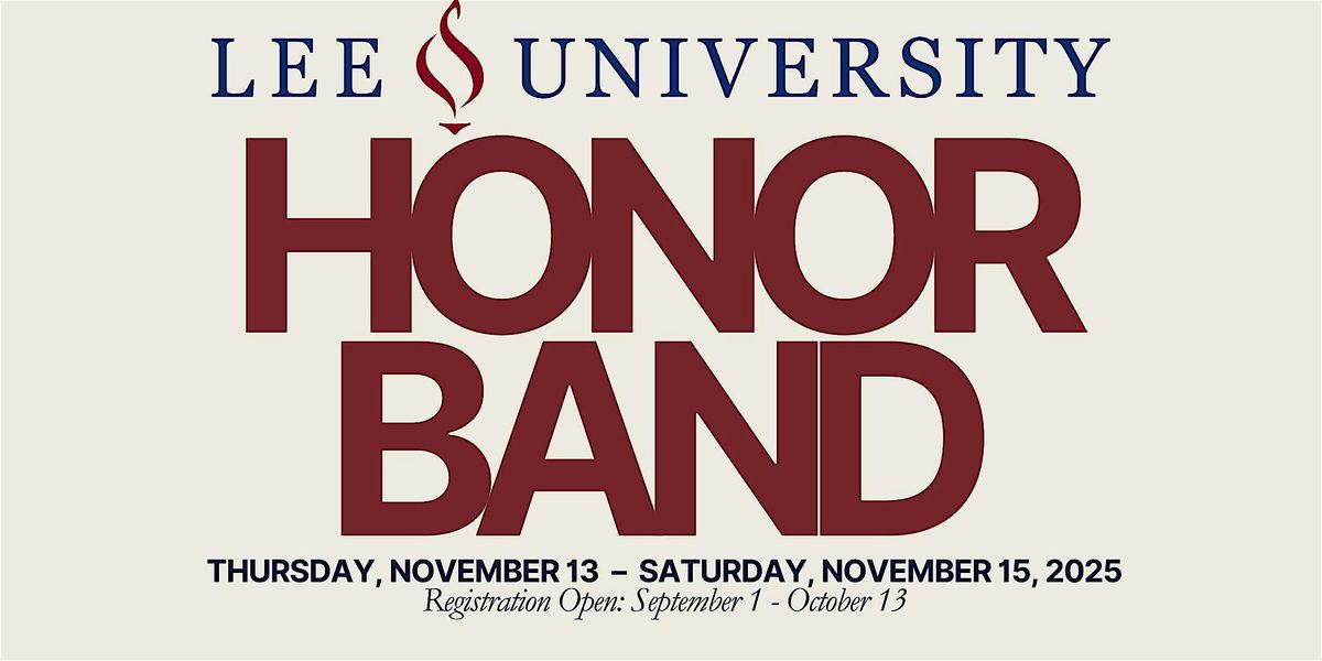 Lee University Honor Band 2025