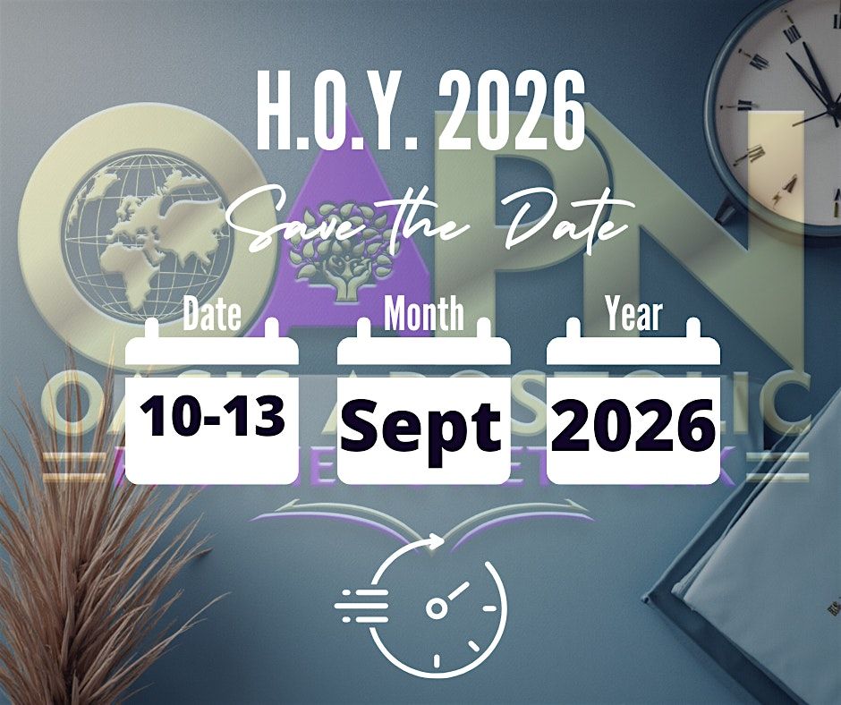 OAPN GLOBAL H.O.Y. GATHERING 2026