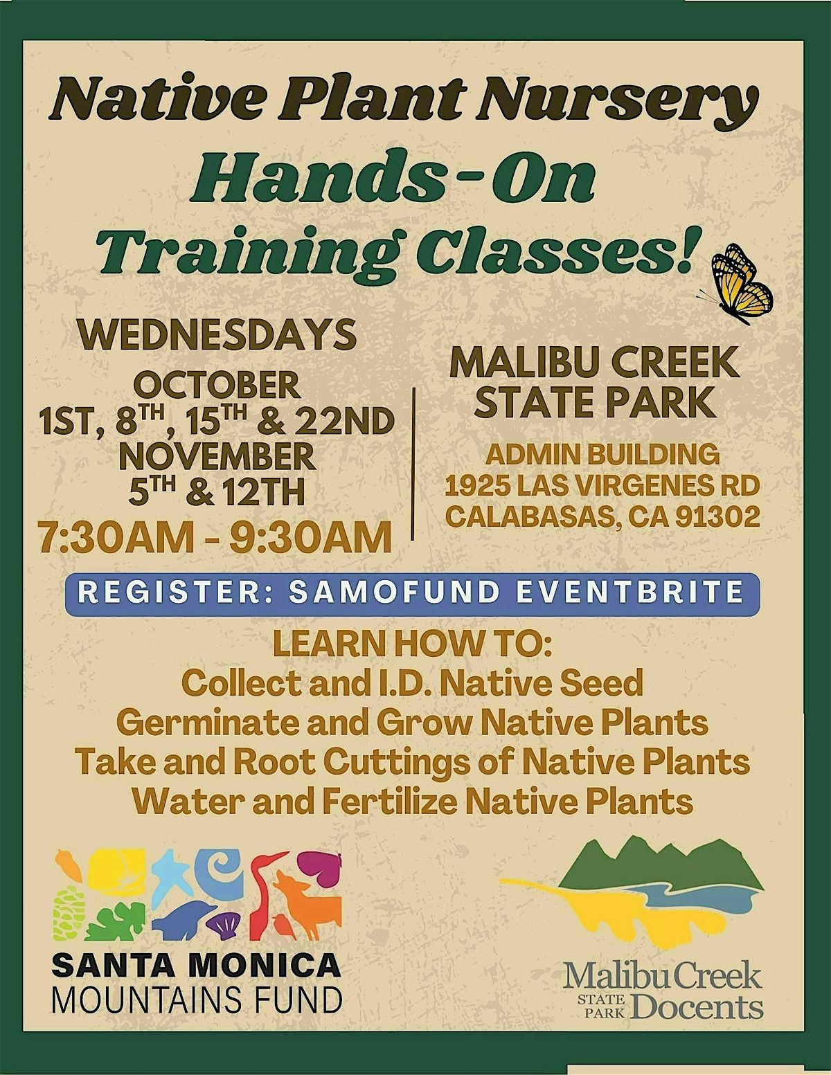 Native Plant Workshop! Intro to Growing and Running a Native Plant Nursery