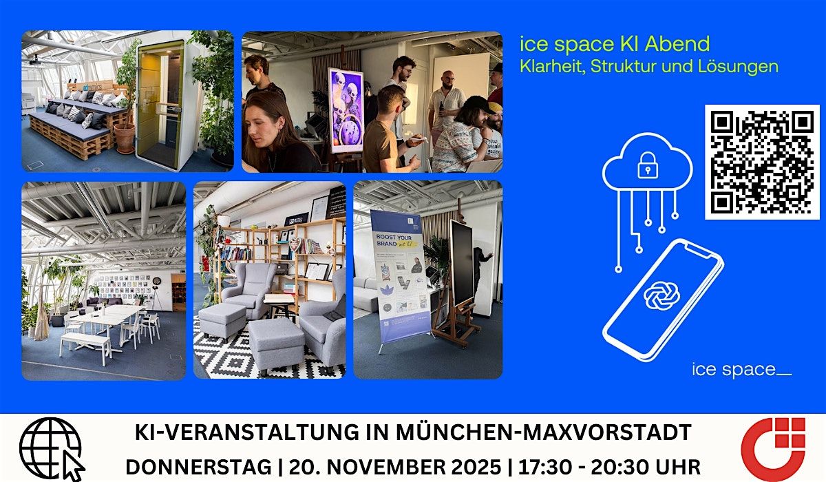 ice space KI-Abend: Klarheit, Struktur & L\u00f6sungen