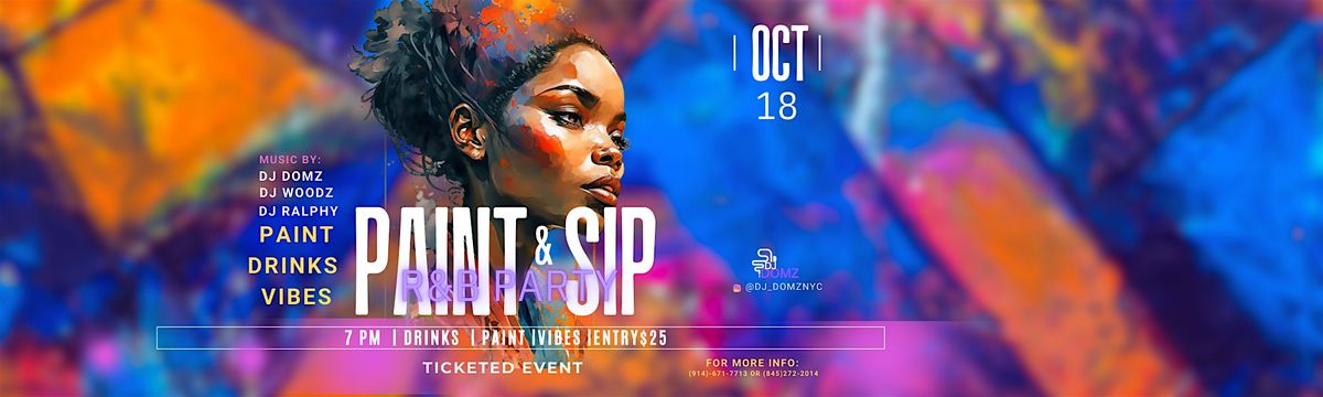 Paint & Sip R&B Party