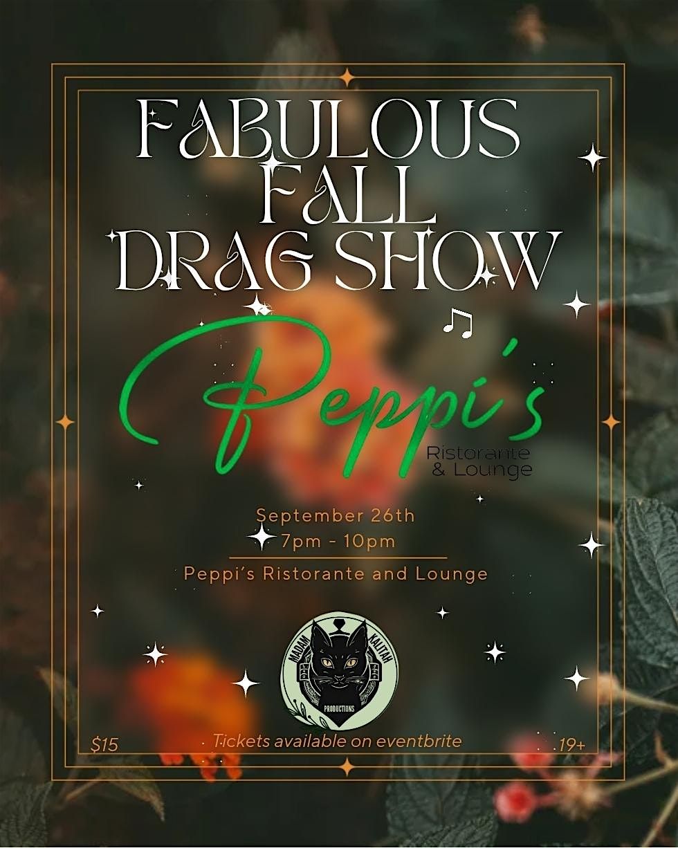 Fabulous Fall Drag Show