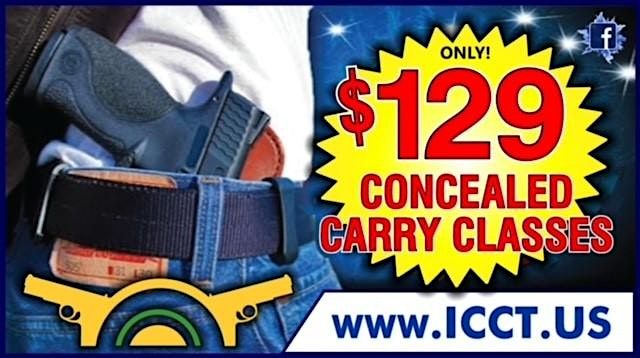 16 Hour Concealed Carry Class Saturday's & Sunday's 9:00 A.M. to 6:00 P.M.