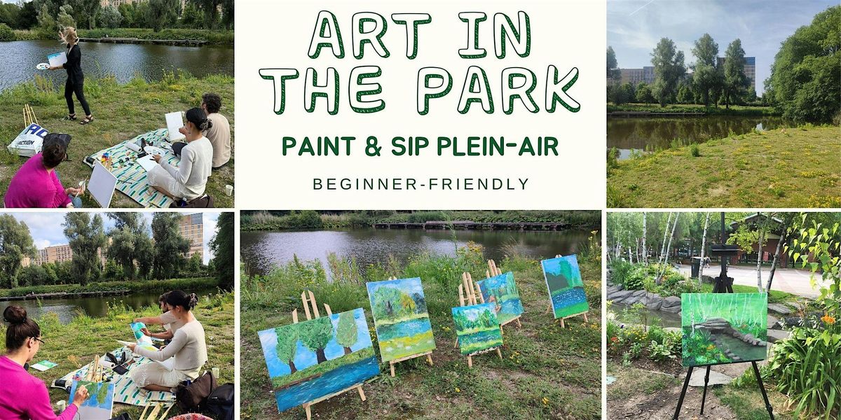 Paint & Sip in the Park - Painting Workshop with Wine - beginner friendly