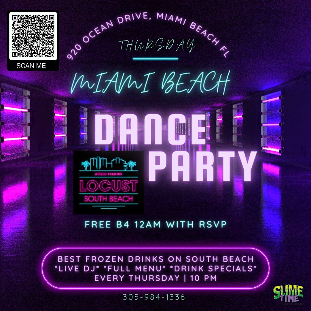 LADIES NIGHT* FREE LIT ASS PARTY* FREE DRINKS* Miami Beach *EVERY THURSDAY